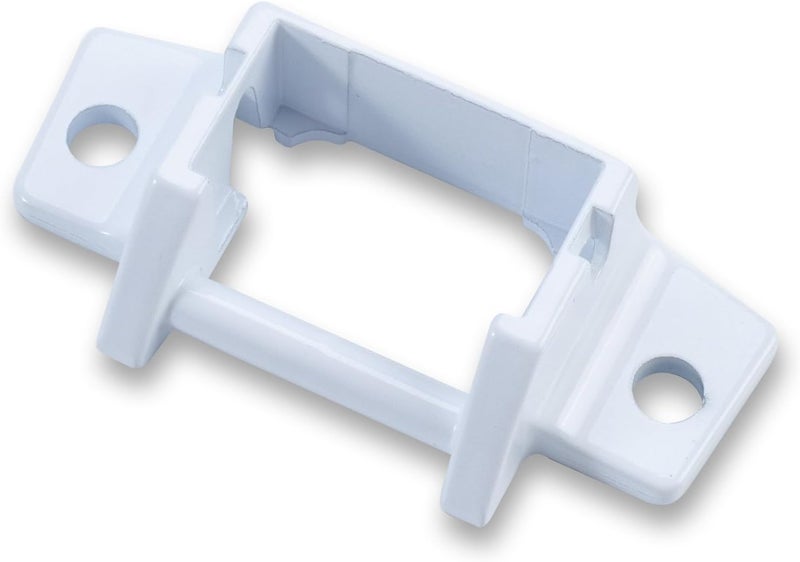 UYG Compatible with RV A&E Awning Replacement Foot - Die-Cast Metal - Painted White - w/Rivets（White 2 pc） - Image 3